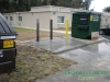 Completed concrete dumpster pad Ocala, FL