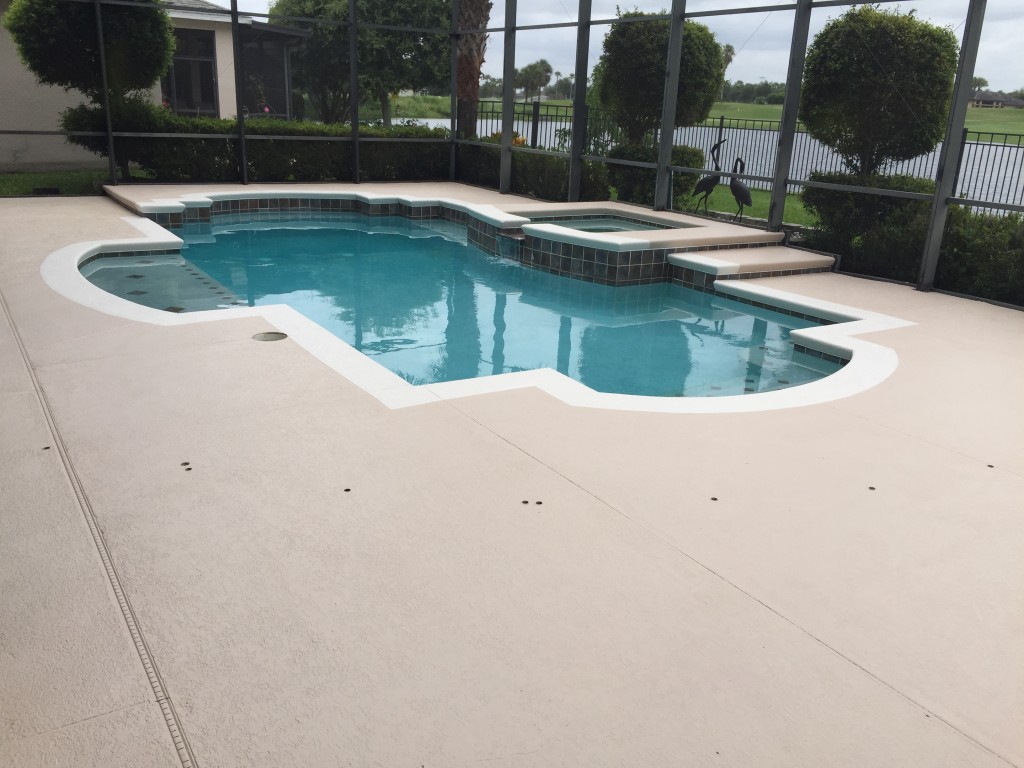 repainting pool surface